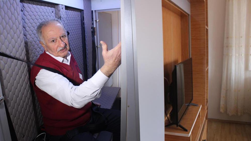 Eşinin korkusu ‘deprem kabini’ ürettirdi! 66 tona kadar dayanıyor