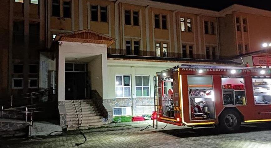 70 öğrencinin kaldığı yurtta korkutan yangın!