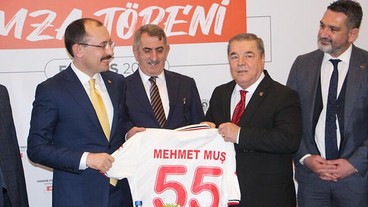 Altyapı tesislerinin bulunduğu alan 20 yıl bedelsiz Samsunspor’a tahsis edildi