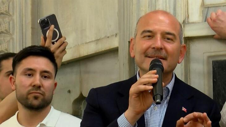 Bakan Soylu Kapalıçarşı esnafını ziyaret etti