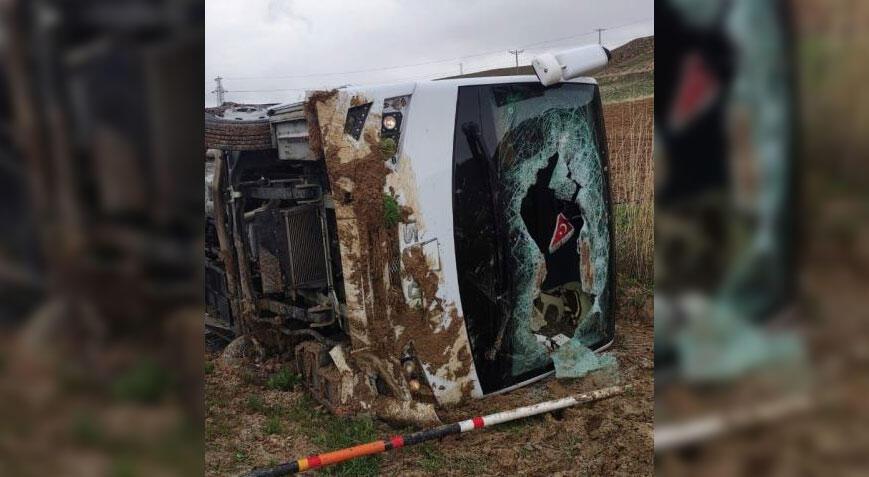 Cezaevi ring aracı devrildi! 1 mahkum öldü, 14 kişi yaralandı