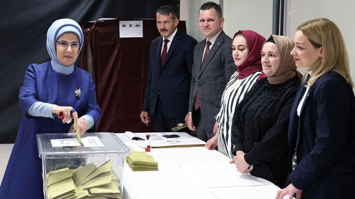 Emine Erdoğan’dan, seçim paylaşımı