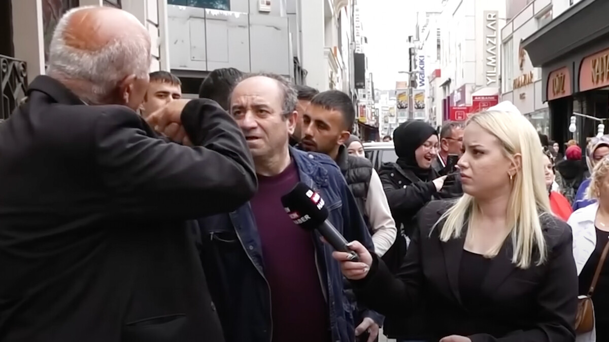 Samsun’daki sokak anketinde ilginç anlar! Erdoğan’a platonik aşık olurdum…