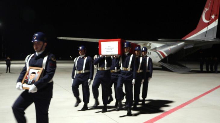 Şehidin naaşı memleketi Tokat’a getirildi