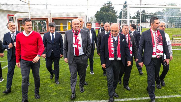 TFF Başkanı Büyükekşi, Samsunspor tesislerini inceledi