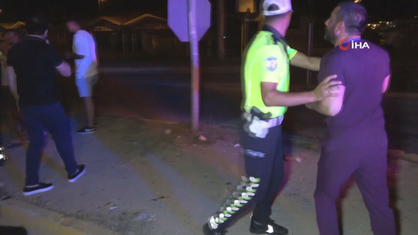 Antalya’da araçları hurdaya çeviren alkollü doktora meydan dayağı