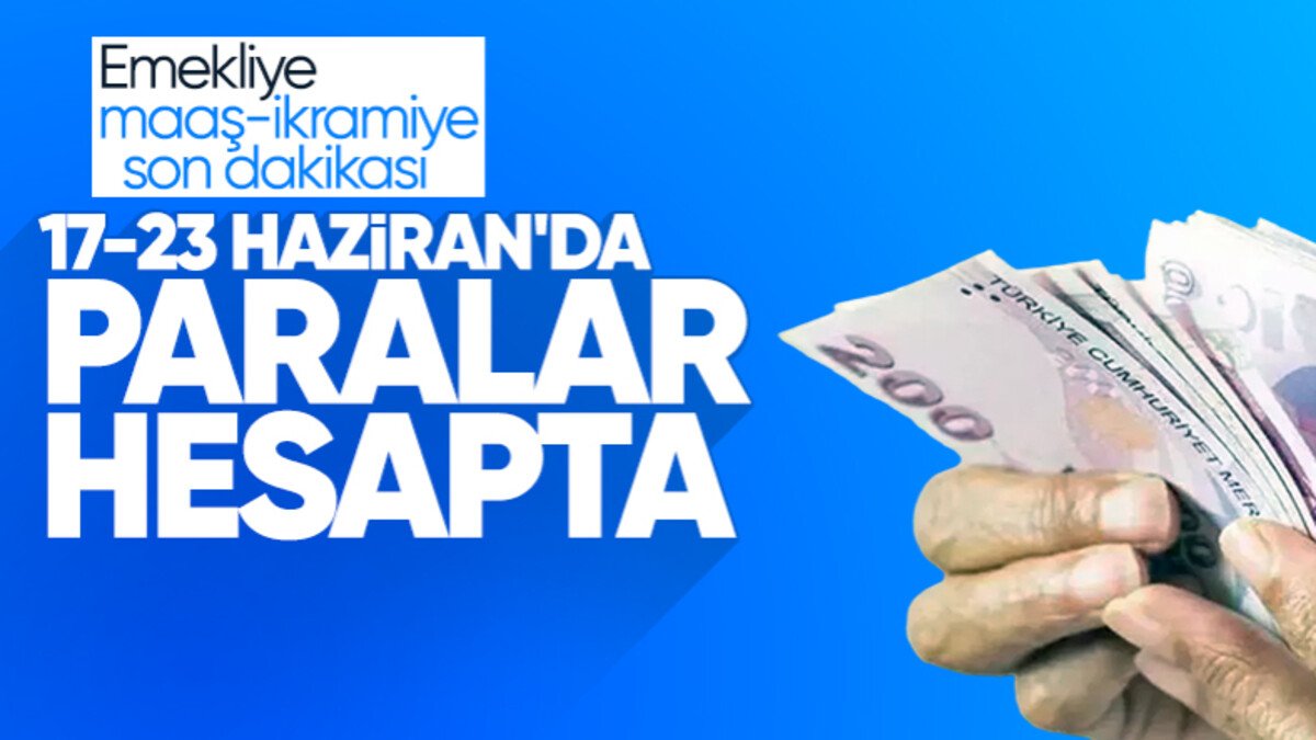 Emekli maaşlarının ödeme tarihi belli oldu