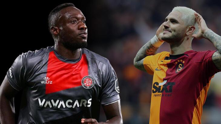 Fatih Karagümrük’te Mbaye Diagne, Mauro Icardi’yi solladı! Maç sonu ayrılığı açıkladı