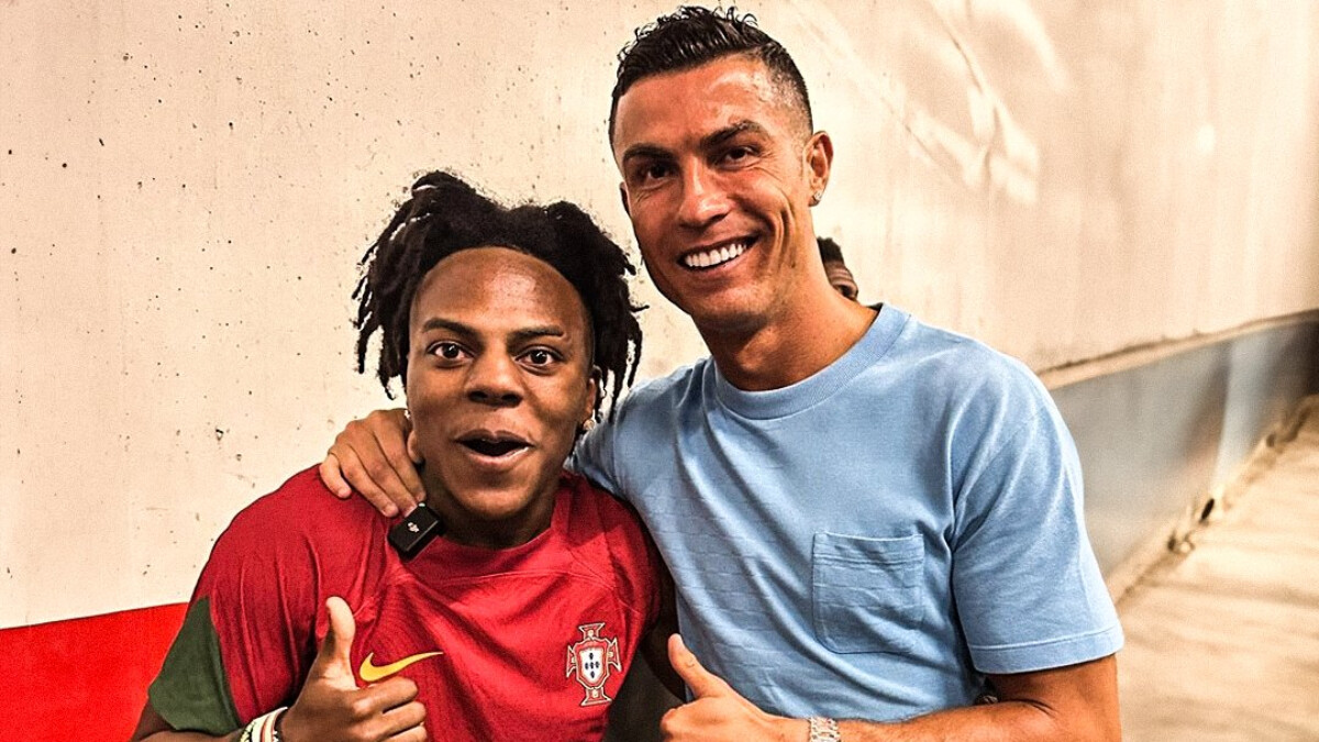 Ronaldo ile buluşan IShowSpeed kolundaki Messi dövmesini sakladı