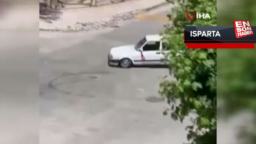 Isparta’da otomobiliyle drift atan sürücüye 28 bin 500 TL ceza