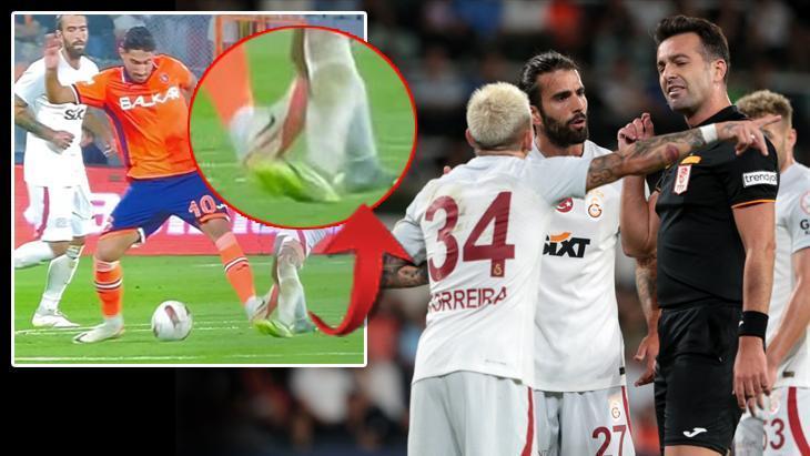 Başakşehir – Galatasaray maçında tartışmalı karar! ‘Kırmızı verirdim’