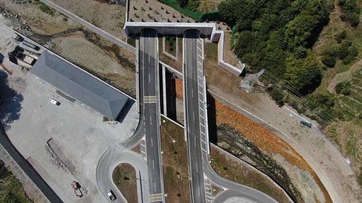 Yeni Zigana Tüneli’nden 600 binaraç geçiş yaptı