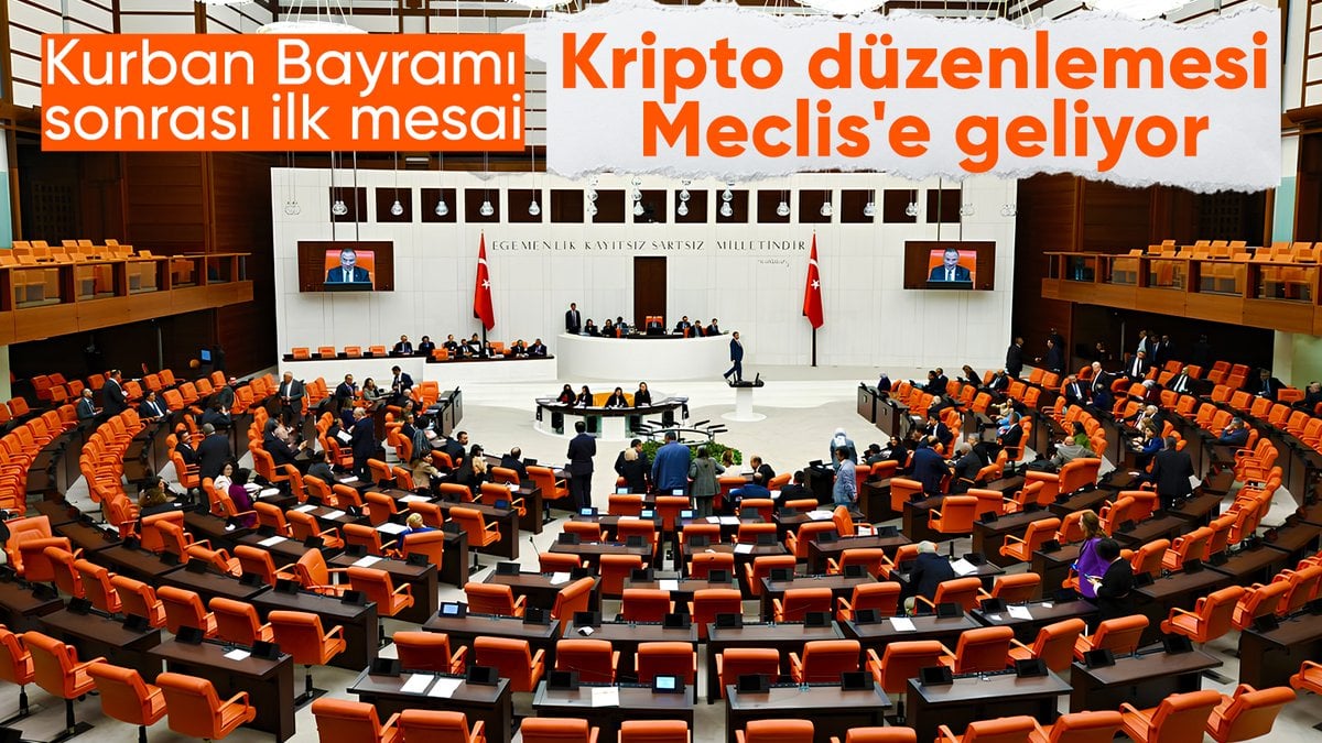 Meclis’te bayram sonrası ilk mesai: Kripto düzenlemesi