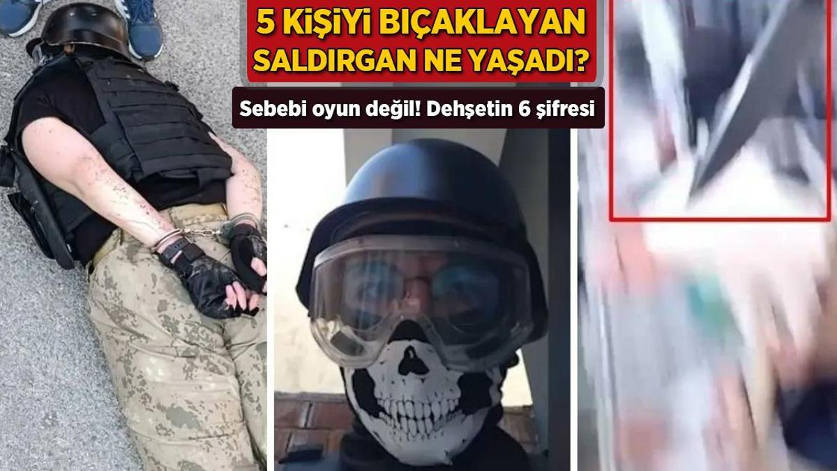 5 kişiyi bıçaklayan saldırgan ne yaşadı? Sebebi oyun değil: Dehşetin 6 şifresi