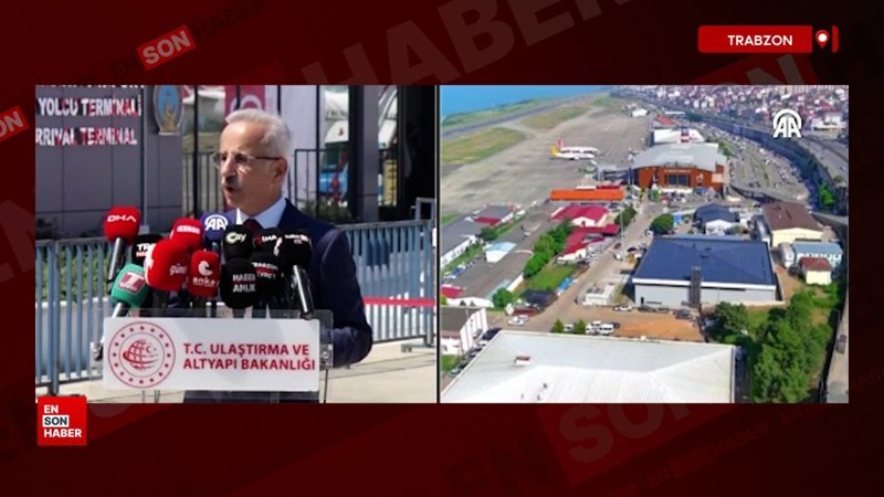 Abdulkadir Uraloğlu: Trabzon Havalimanı yeni hizmet binaları hizmete açıldı