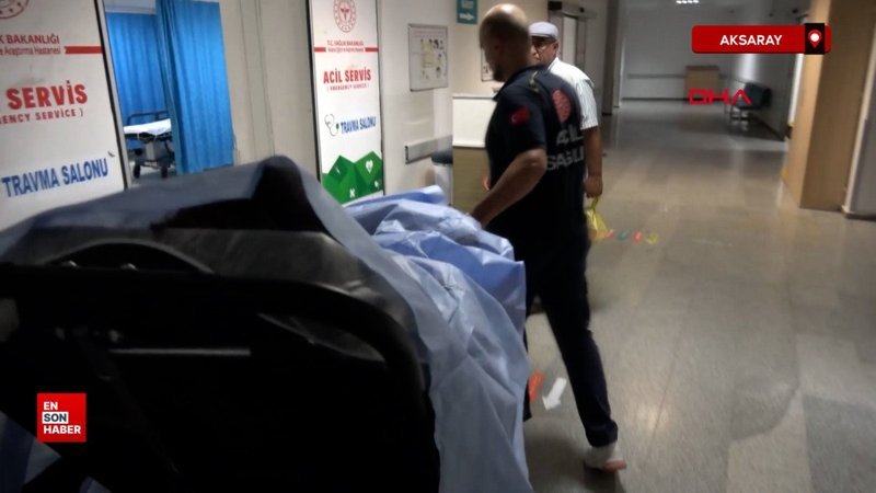 Aksaray’da eşini bıçaklayan koca, 2 çocuğunu alarak kaçtı