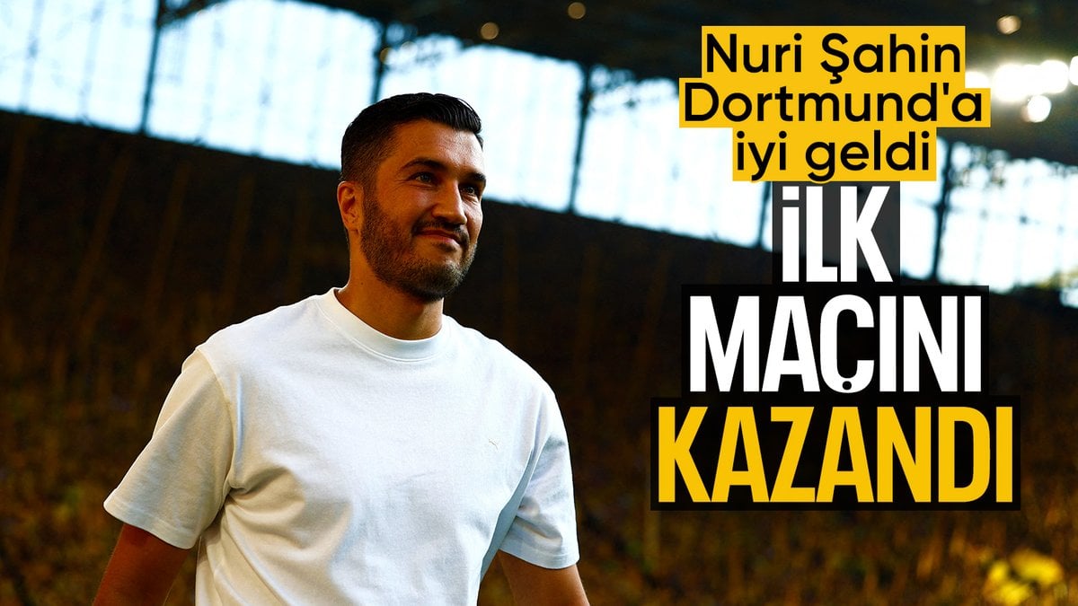 Borussia Dortmund şov! Nuri Şahin ilk maçında galibiyet aldı