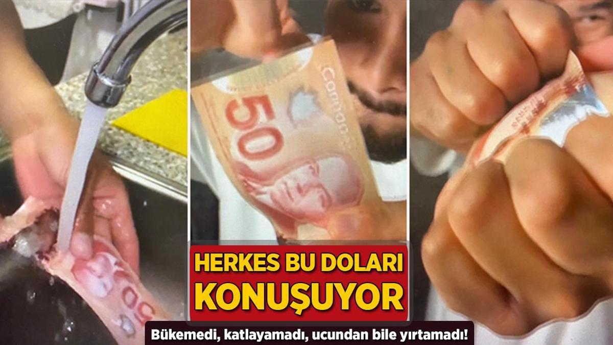 Bükemedi, katlayamadı, ucundan bile yırtamadı! Herkes Kanada dolarını konuşuyor