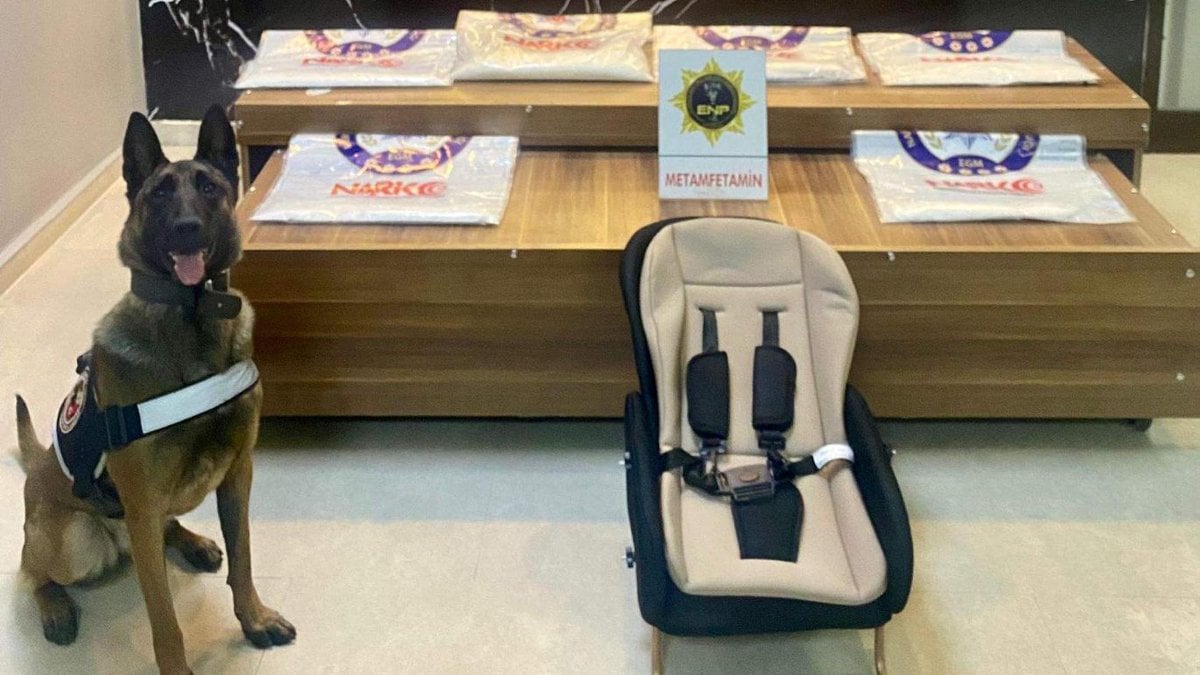 Erzurum’da bebek arabasından 2,5 kiloluk uyuşturucu çıktı