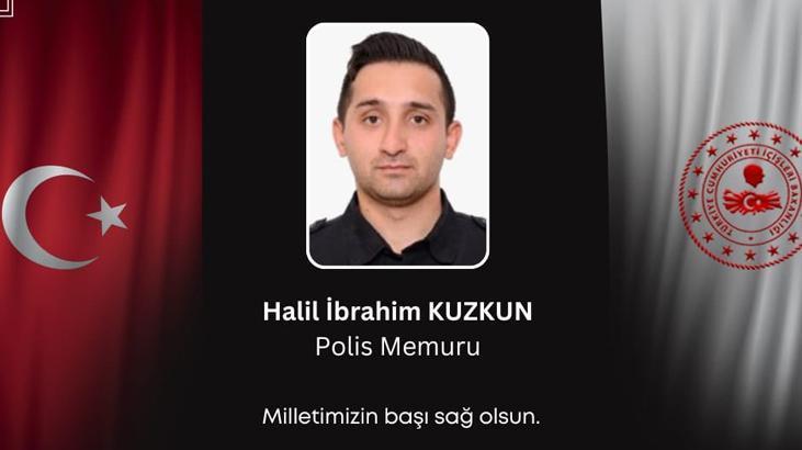 Gaziantep’te polis memuru Halil İbrahim Kuzgun, şehit oldu