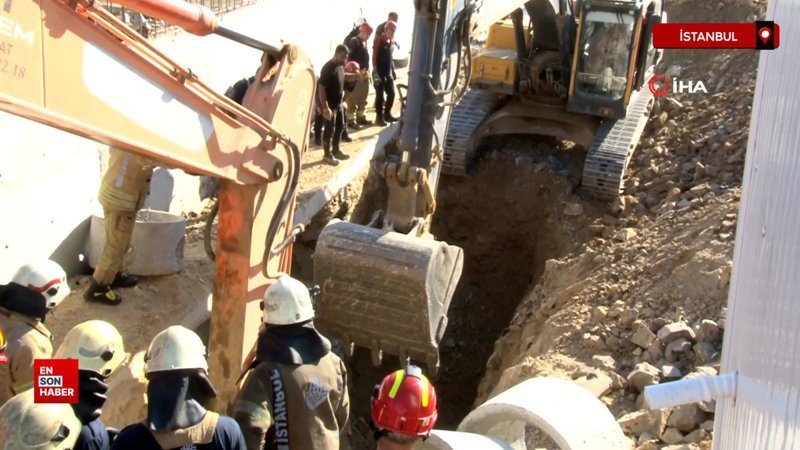 İstanbul Tuzla’da 2 işçi şantiyede göçük altında kaldı
