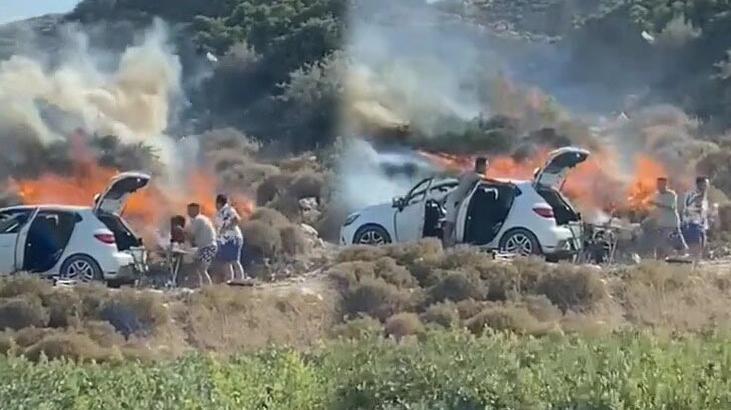 İzmir Karşıyaka yangını mangaldan çıktı! Akıllara geçen yıl geldi…