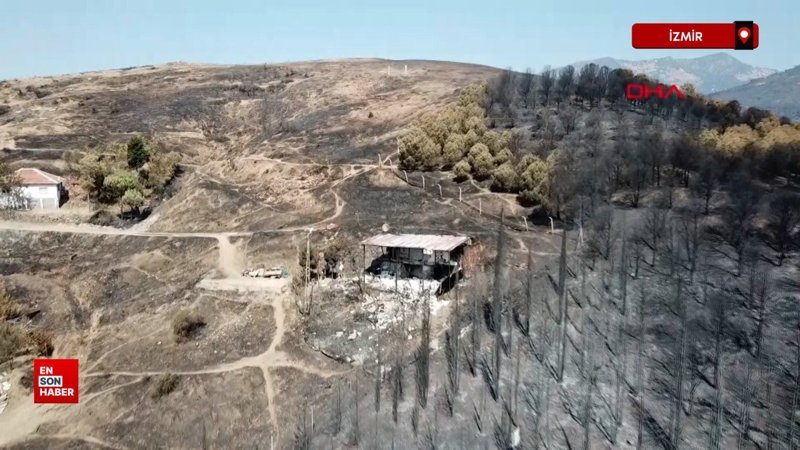 İzmir’deki yangında evleri yananlar, yaşadıklarını anlattı
