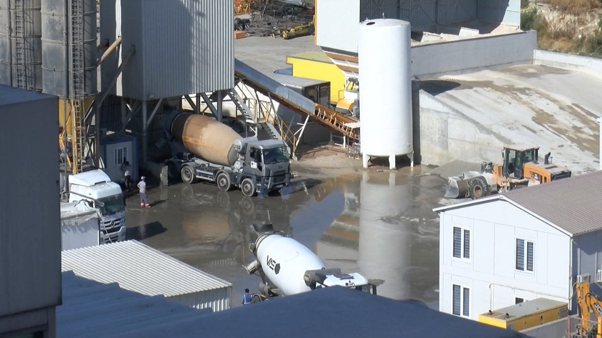 Küçükçekmece’de çevreyi kirleten beton santrali ikinci kez mühürlendi