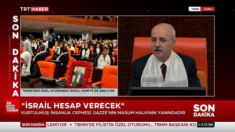 Numan Kurtulmuş: İnsanlık cephesi Gazze halkının yanındadır