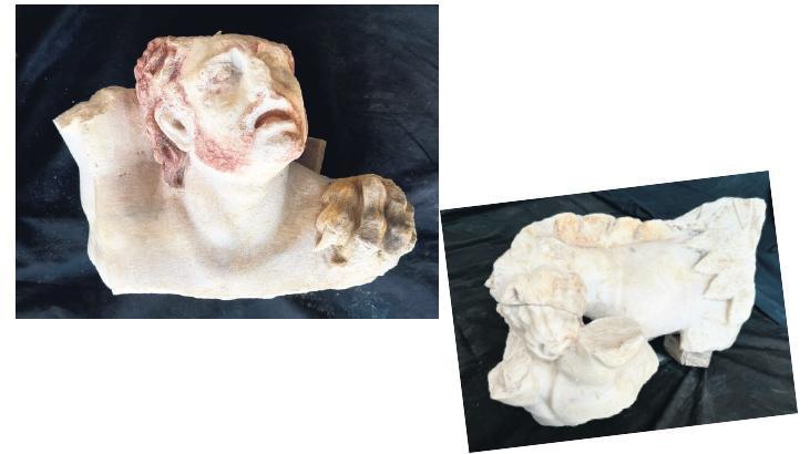 Orijinal boyalı, eşsiz heykeller!