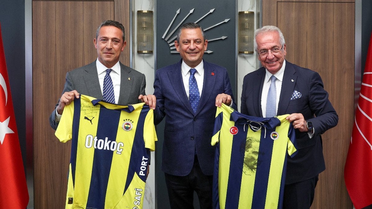Özgür Özel, Fenerbahçe Başkanı Ali Koç’la buluştu
