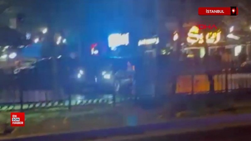 Şişli’de aracı tartıştığı grubun üzerine sürdü