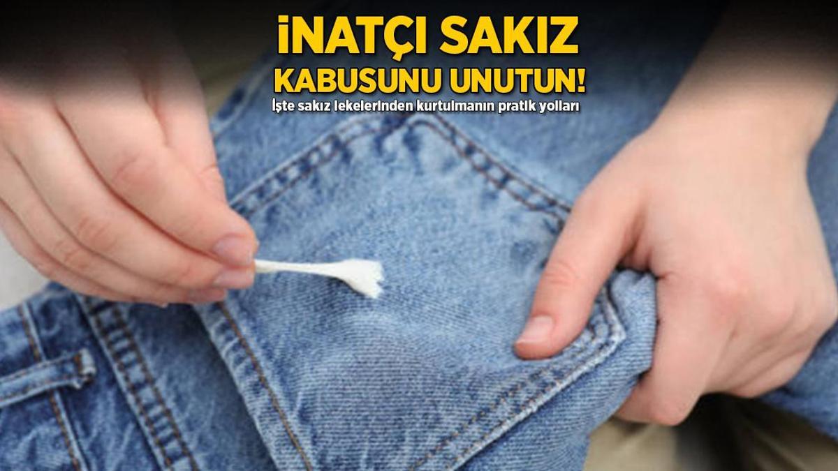 Sülük gibi yapışan sakızdan böyle kurtulun! Hayat kurtaran ütü-kağıt yöntemi