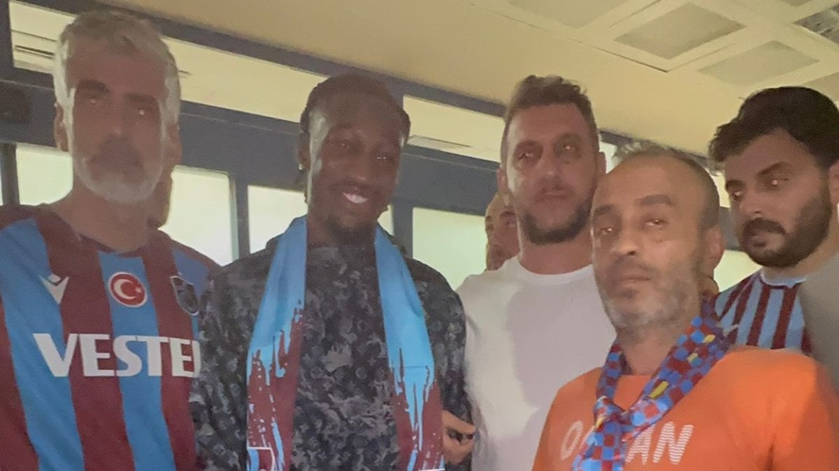 Trabzonspor’un yeni transferi Muhammed Cham Trabzon’da