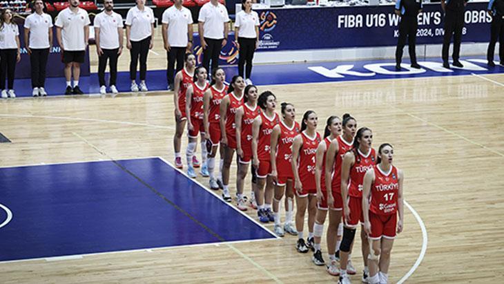 U16 Kadın Milli Basketbol Takımı, Romanya’ya takıldı!