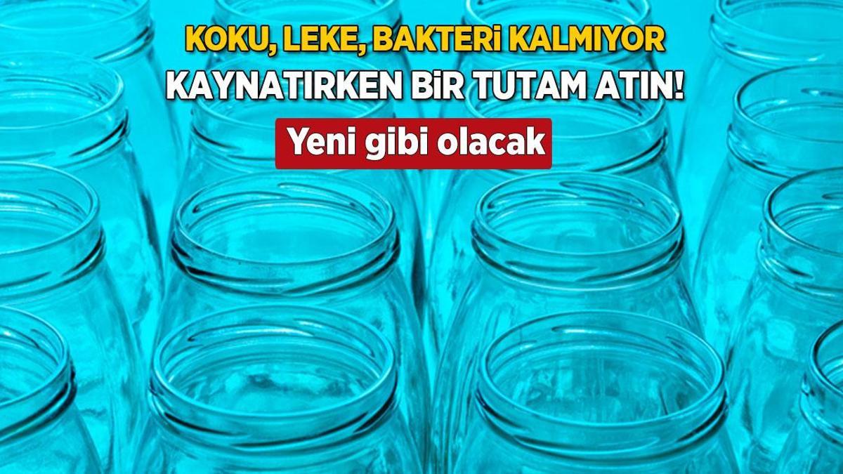 Koku, leke ve bakteriden eser bırakmıyor! Kaynatırken 1 tutam atın, yeni gibi olacak