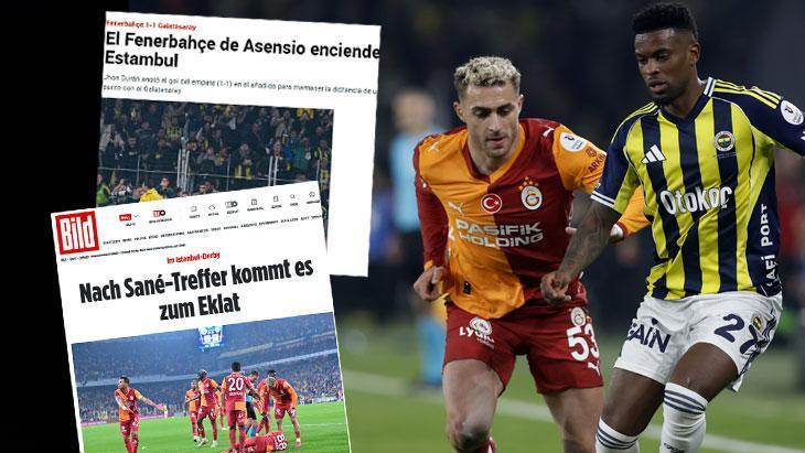 Avrupa basınında Fenerbahçe – Galatasaray yankısı! ‘Sane’nin golü sonrası skandal’